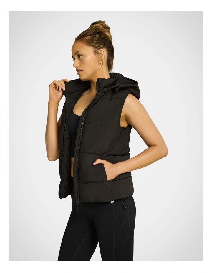 Puffer Vest in Black