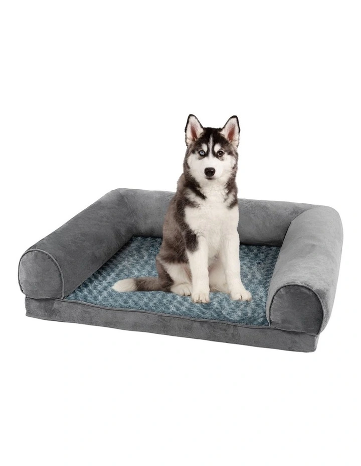 XL Orthopaedic Sofa Bed 112x89x26.7cm in Grey