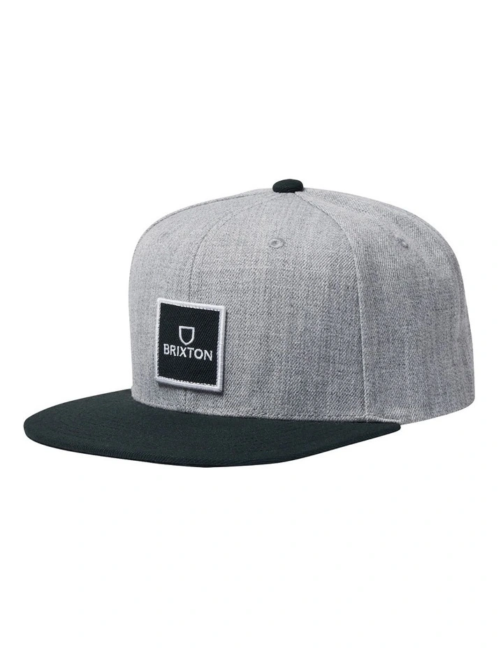 Alpha Square MP Snapback in Grey