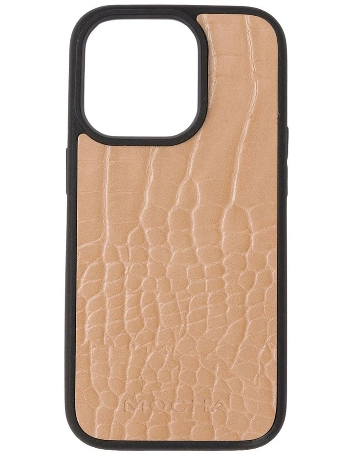 Go To Croc Hard Case Iphone 14 Pro in Taupe