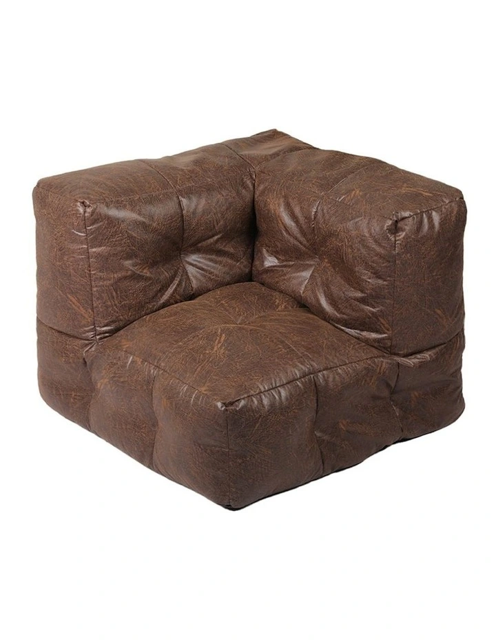 Indoor Bean Bag Chair Cover in Brown