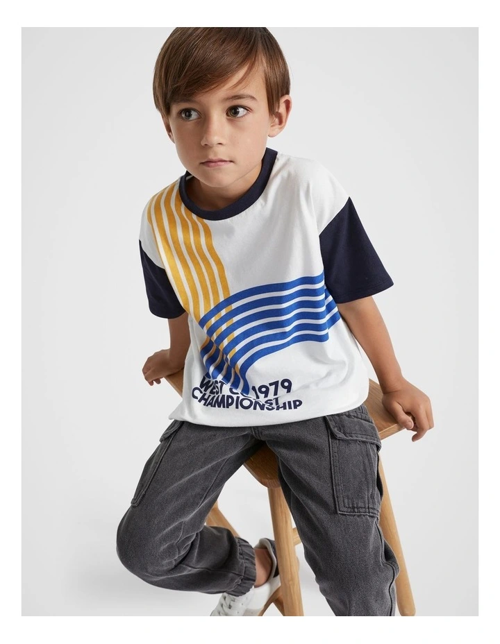 Oversized Tee in Canvas