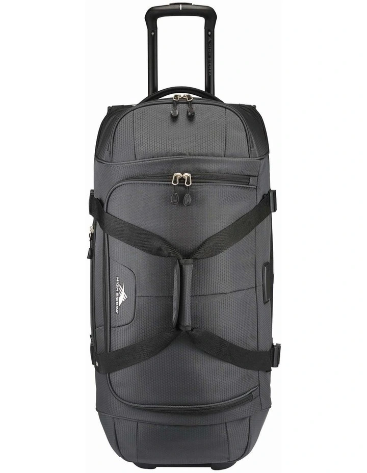 Fairlead Wheeled Duffle 71cm in Mercury/Black
