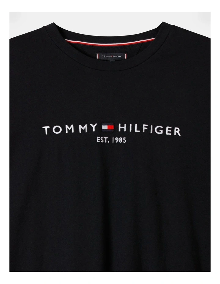 Plus Logo Slim Fit Jersey T-shirt in Desert Sky