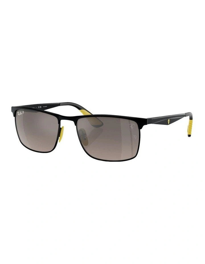 Scuderia Ferrari Collection Polarised RB3726M Sunglasses in Black
