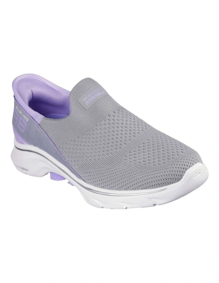 Go Walk 7 Mia Slip-Ins Sneaker in Grey