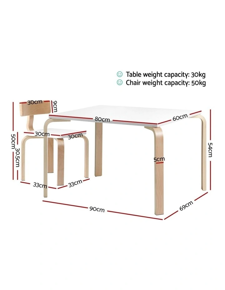 Keezi Kids Table and Chair Set Study
