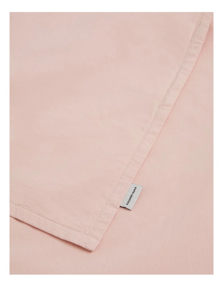 Brae Australian Cotton Double Quilt Cover in Rose