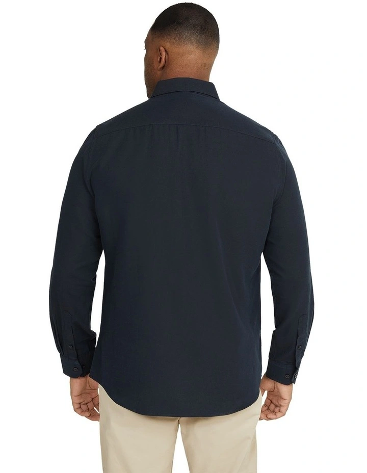 Smart Lyocell Blend Shirt in Ink