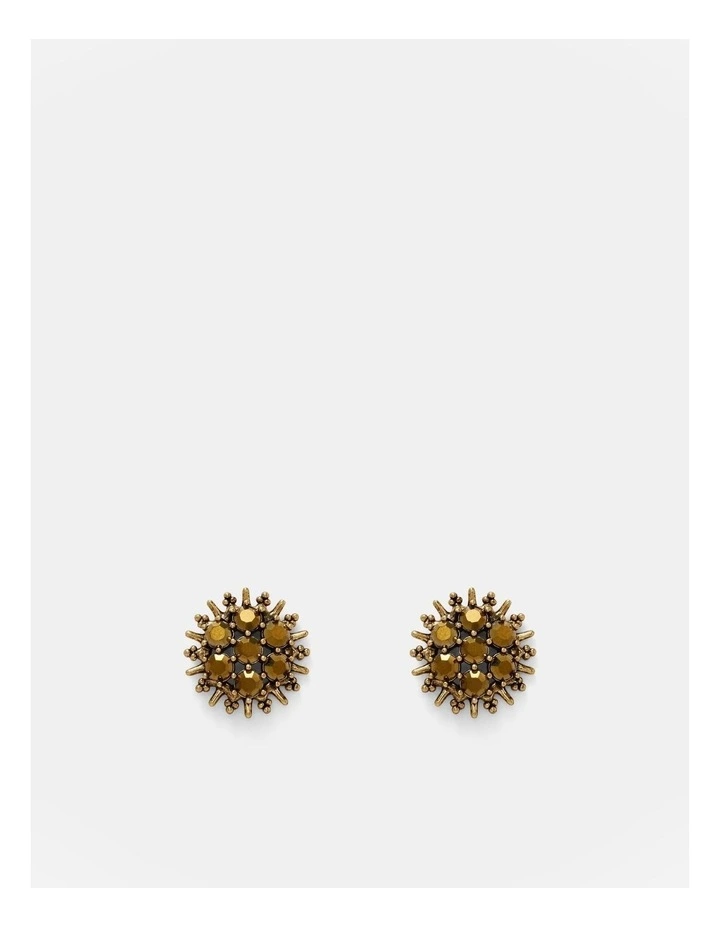 Raze Stud Earrings in Gold