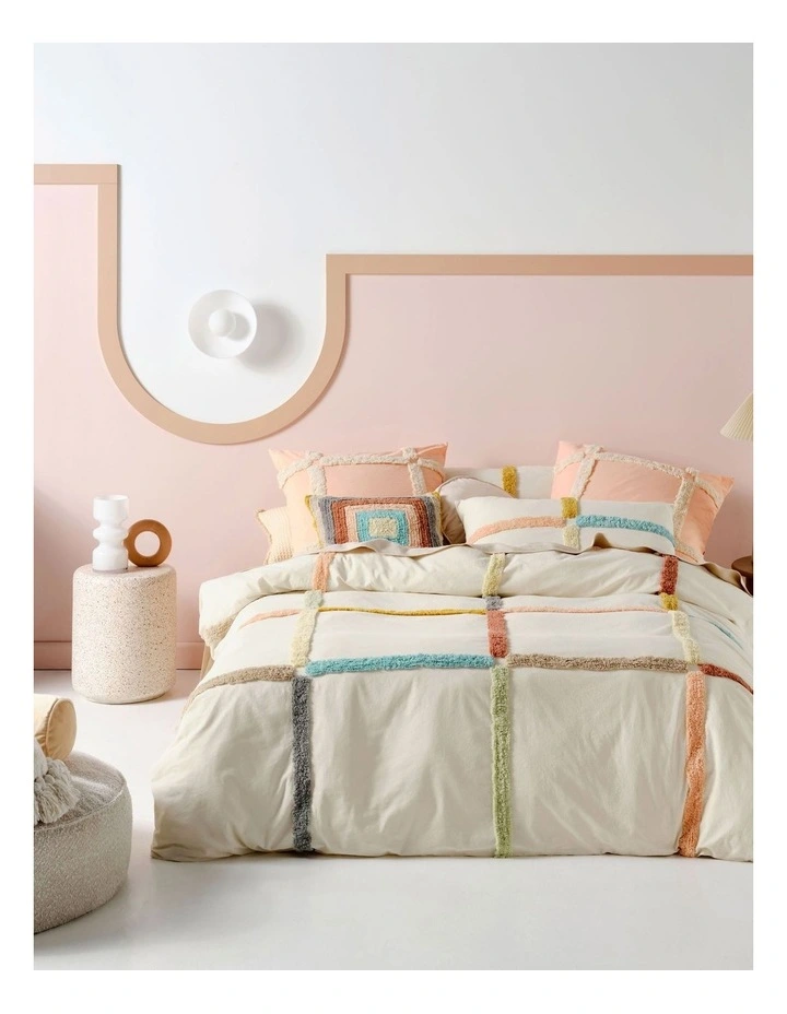 Arezzo Quilt Cover Set in Multi