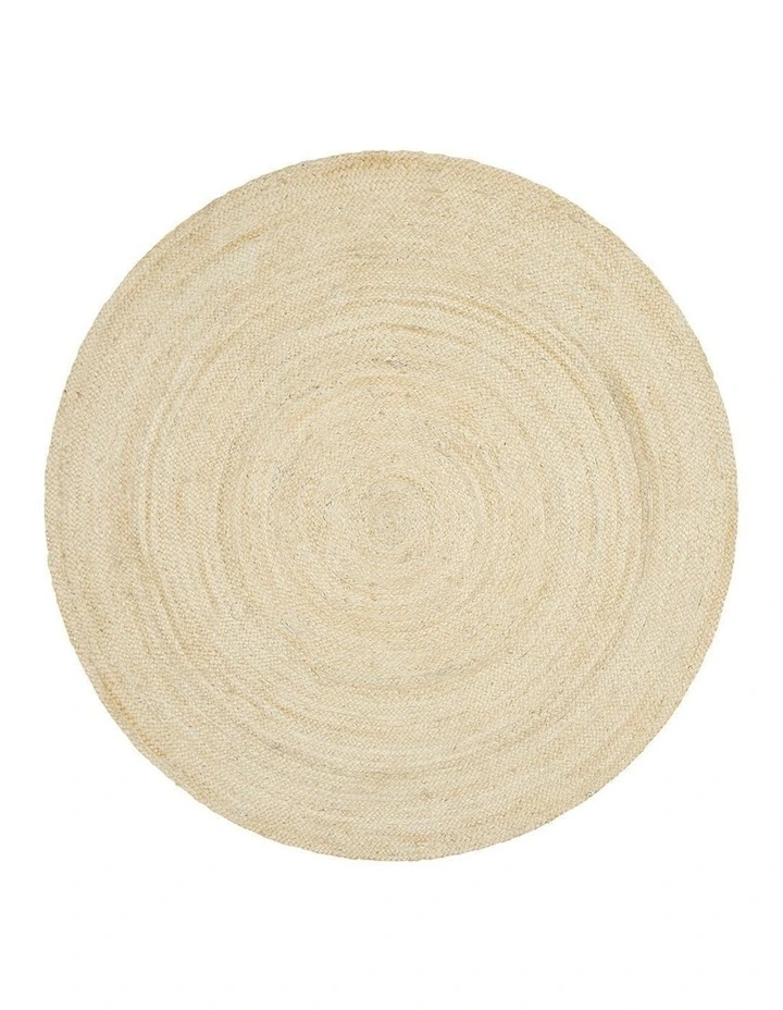 Atrium Polo Round Rug in Bleach