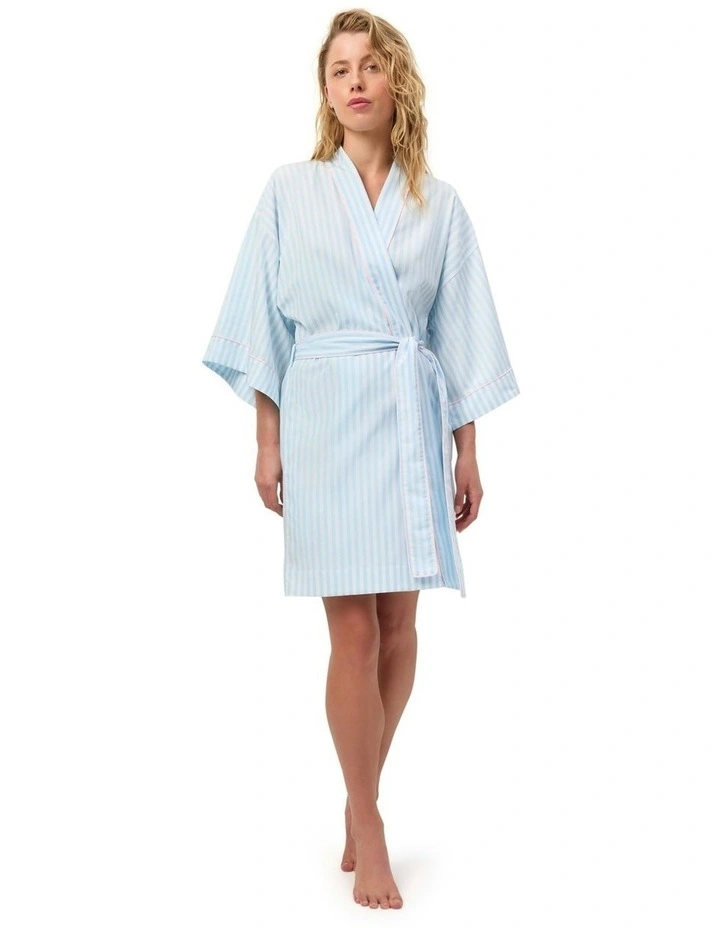 Daydreamer Kimono Robe in Blue