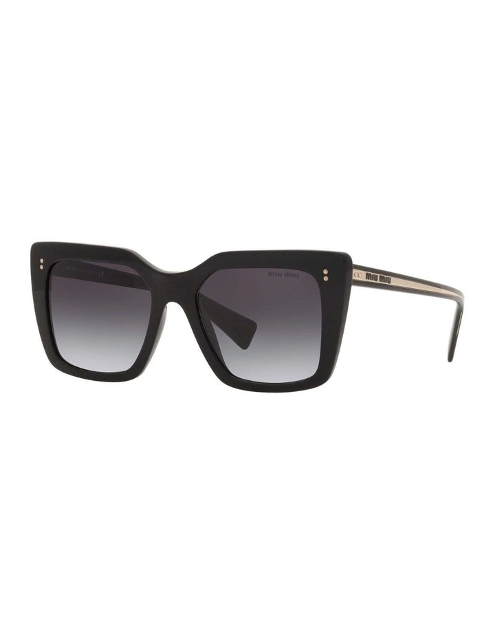 MU 02WS Black Sunglasses