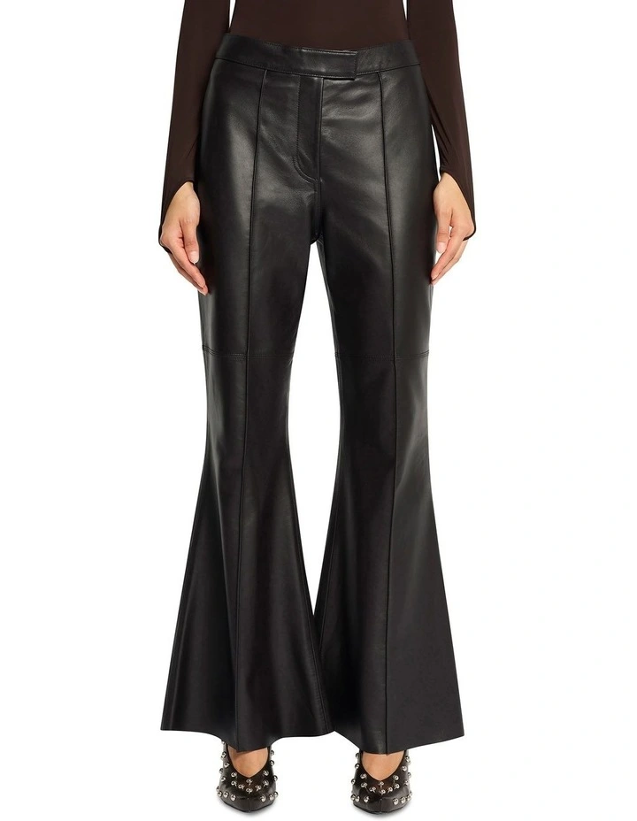 Pendulum Leather Pant in Coffee
