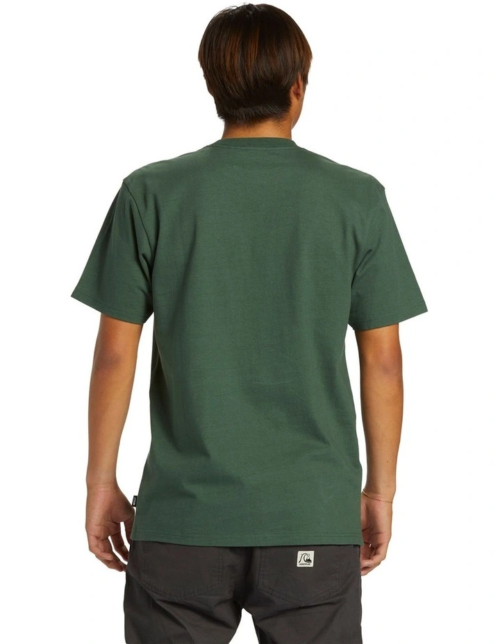 Spikes Oversized Short Sleeve T-Shirt in Forest