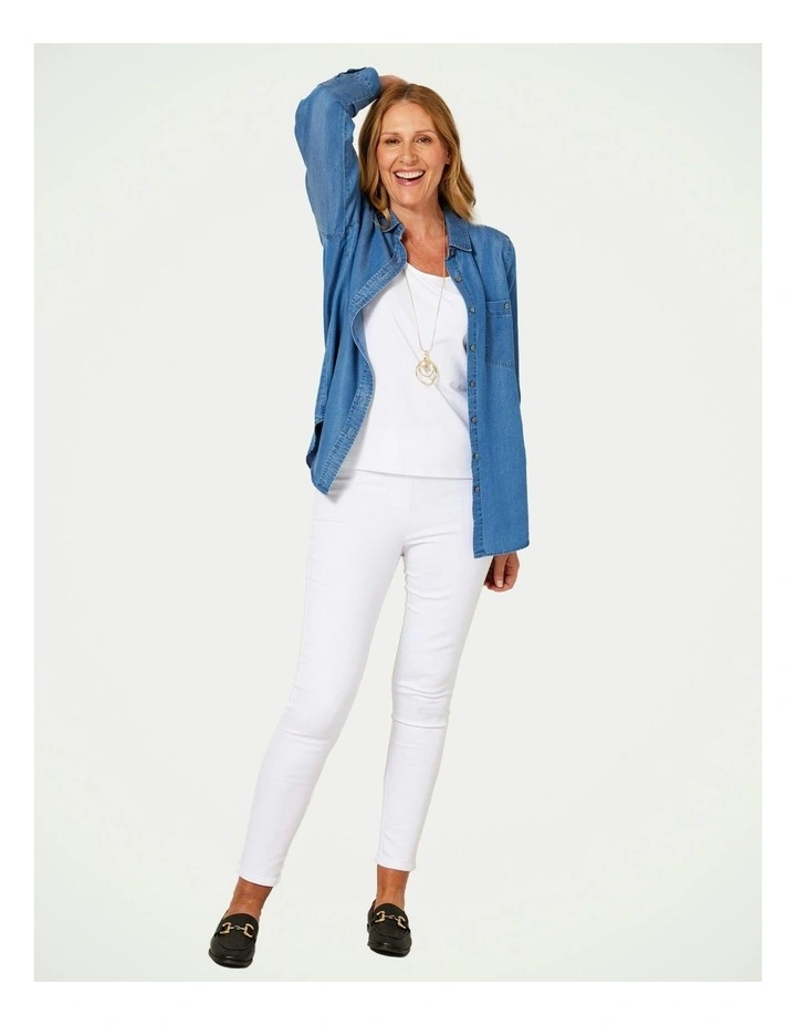 Laurant Plain Shirt in Blue
