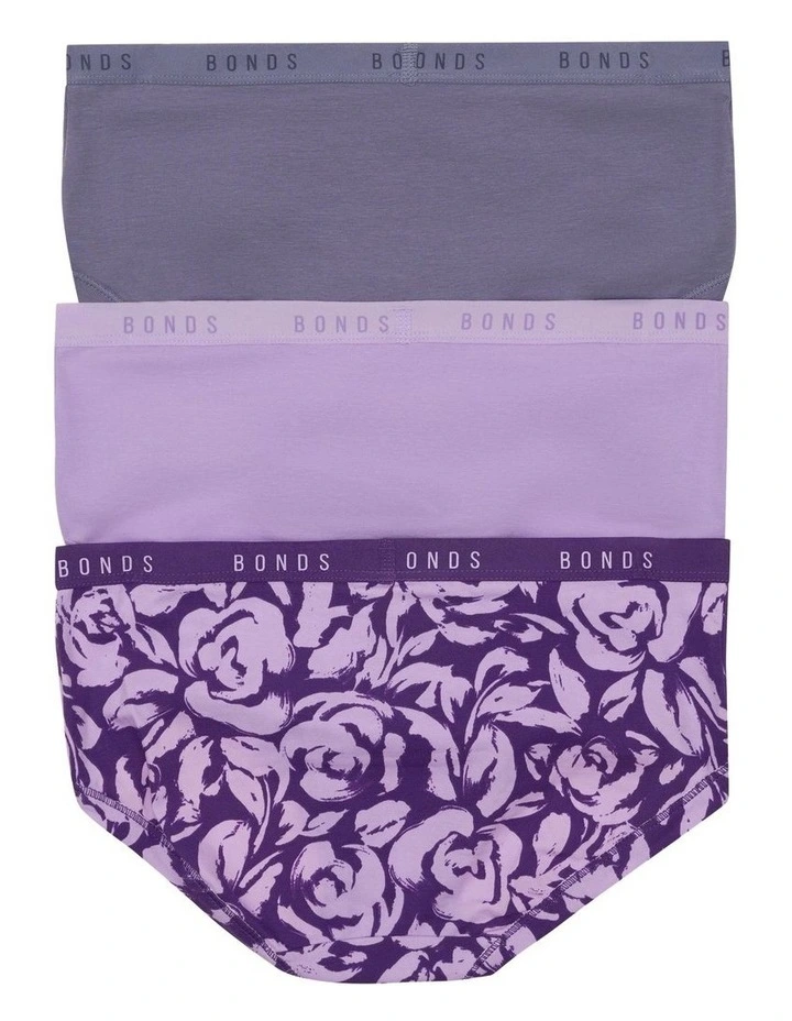 Cottontails Midi 3 Pack in Roses You Left