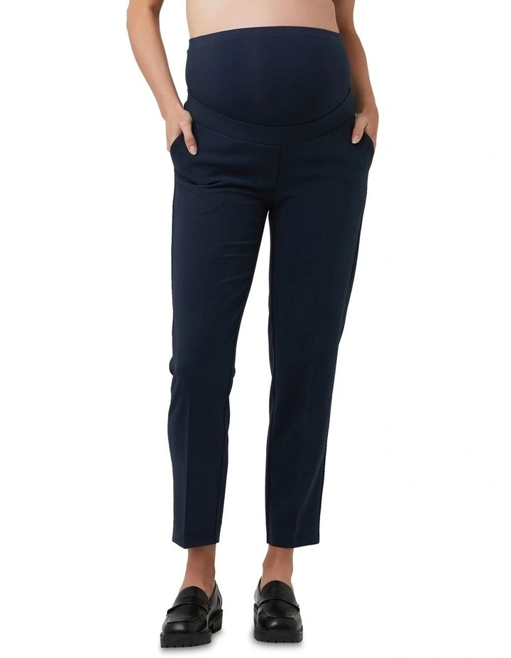 Alexa Classic Crop Pant in Navy