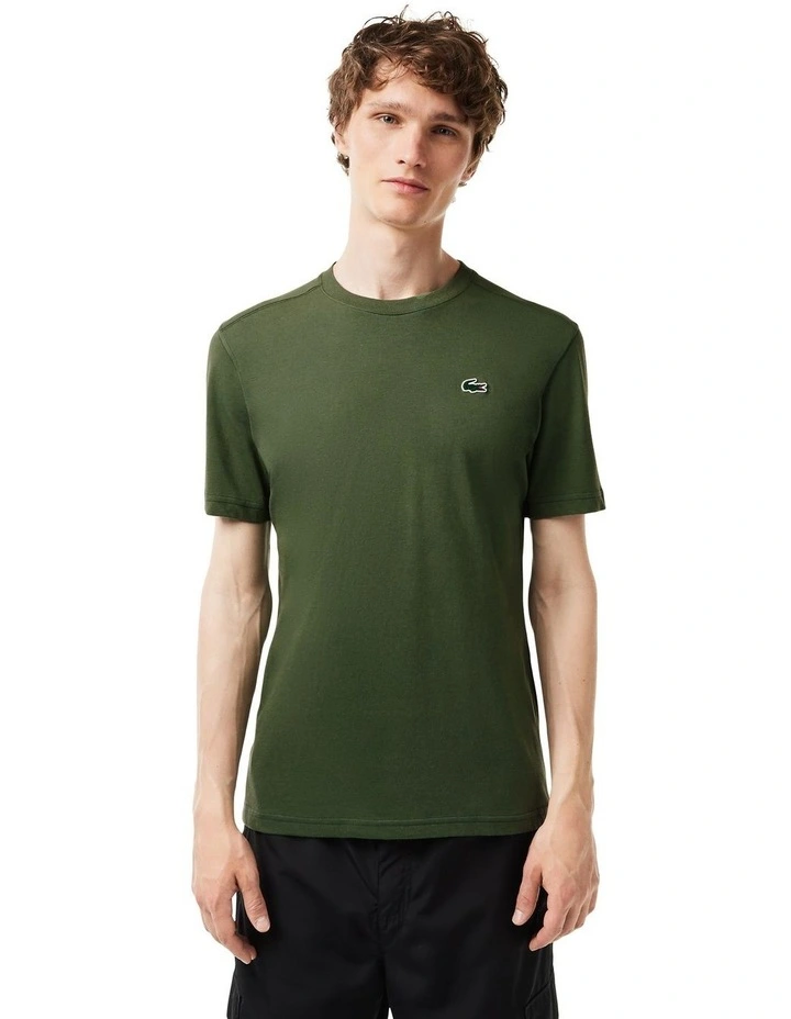 Essentials Crew Neck Sport Tee in Sequoia