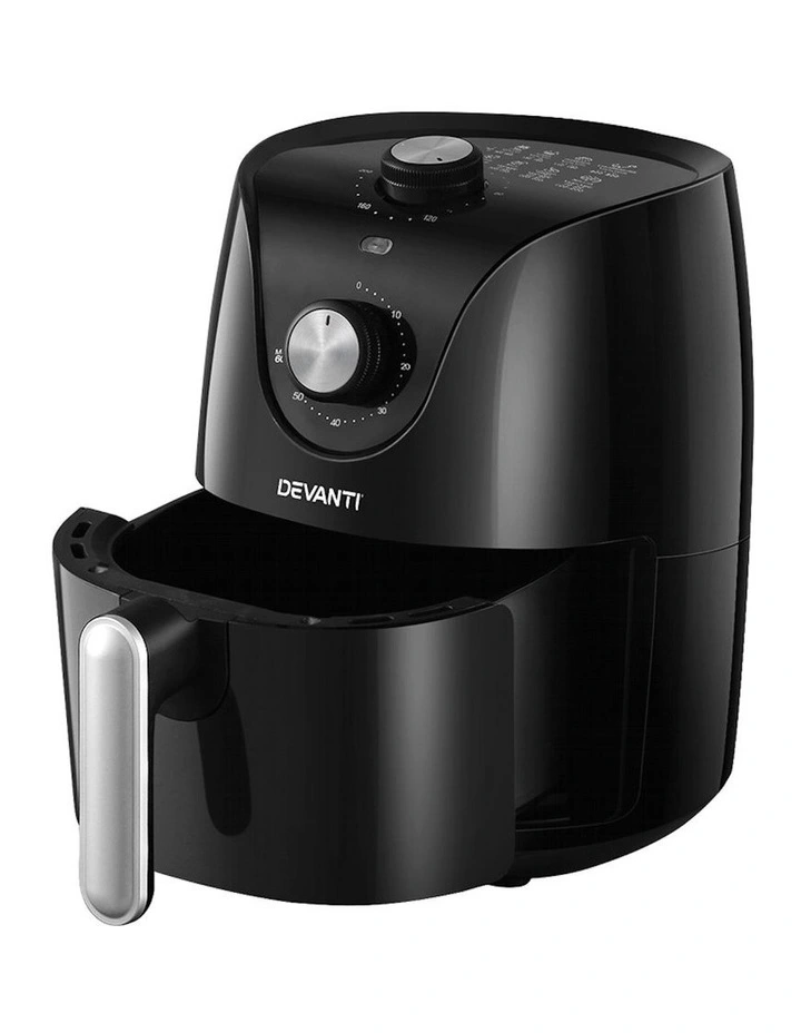 2.5 Air Fryer 1200W in Black