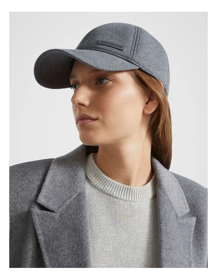 Jersey Cap in Wolf Marle