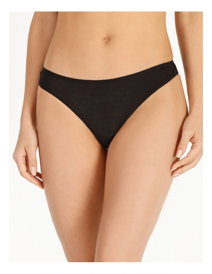 Modal G-String in Black