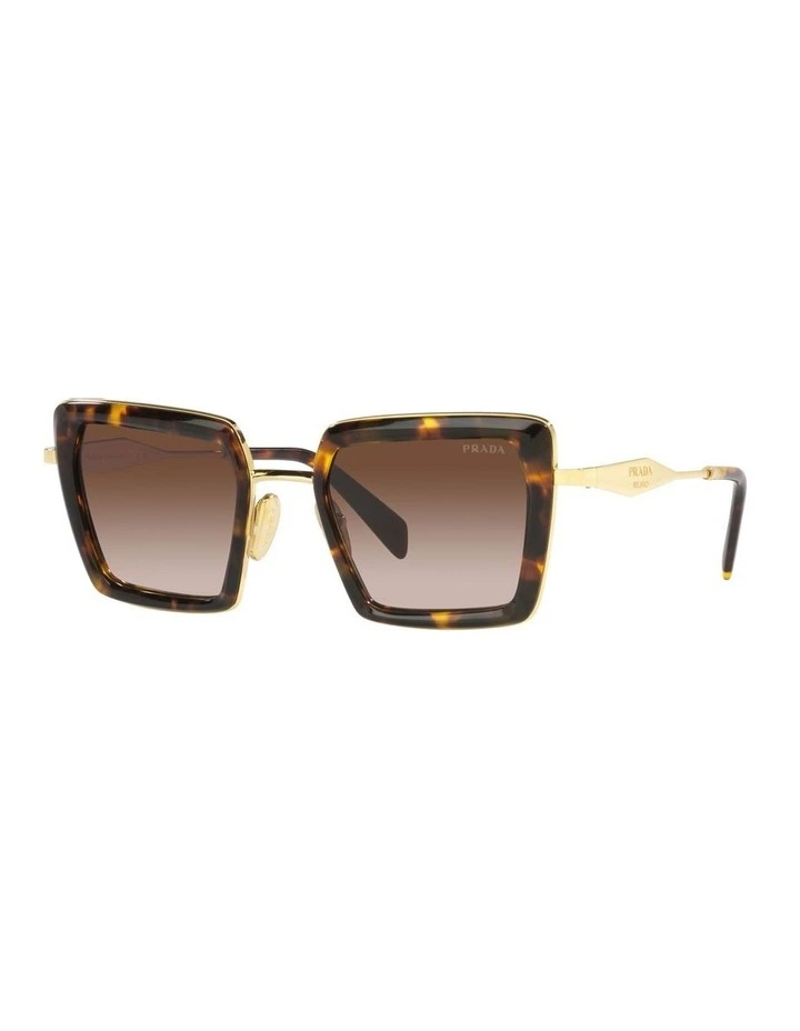 0PR 55ZS Sunglasses in Honey Tortoise