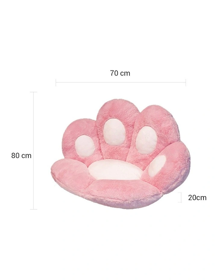 Paw Shape Cushion 80cm in Pink