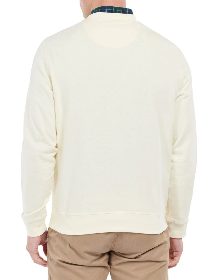 Barbour Honour Panel Sweatshirt Neutral