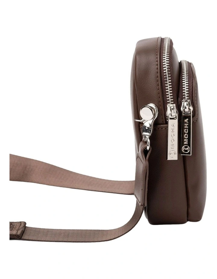 Medina Phone Crossbody Bag in Chocolate