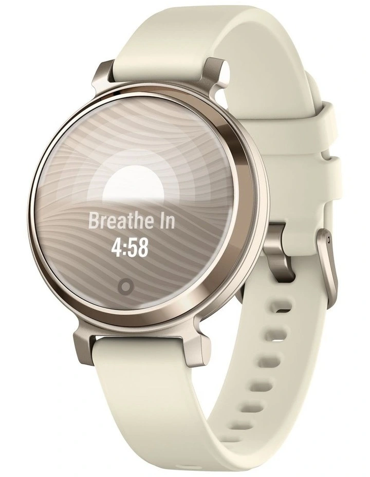 Lily 2, Cream Gold with Coconut Silicone Band 010-02839-00