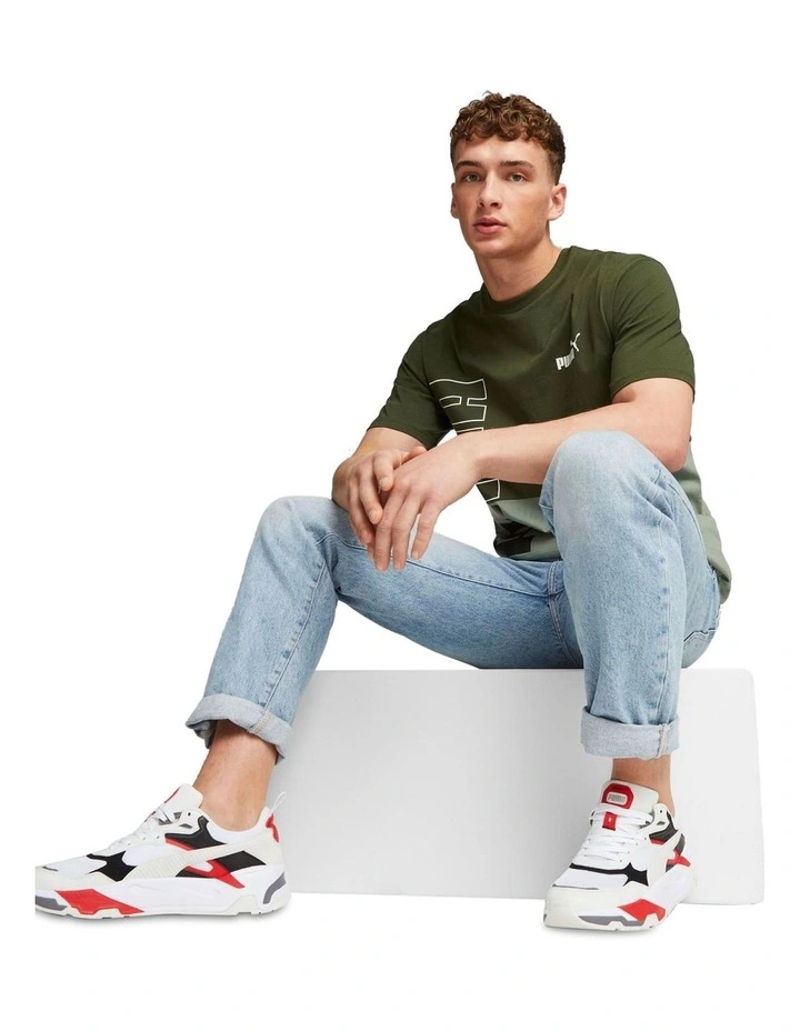 Power Colorblock Tee in Myrtle