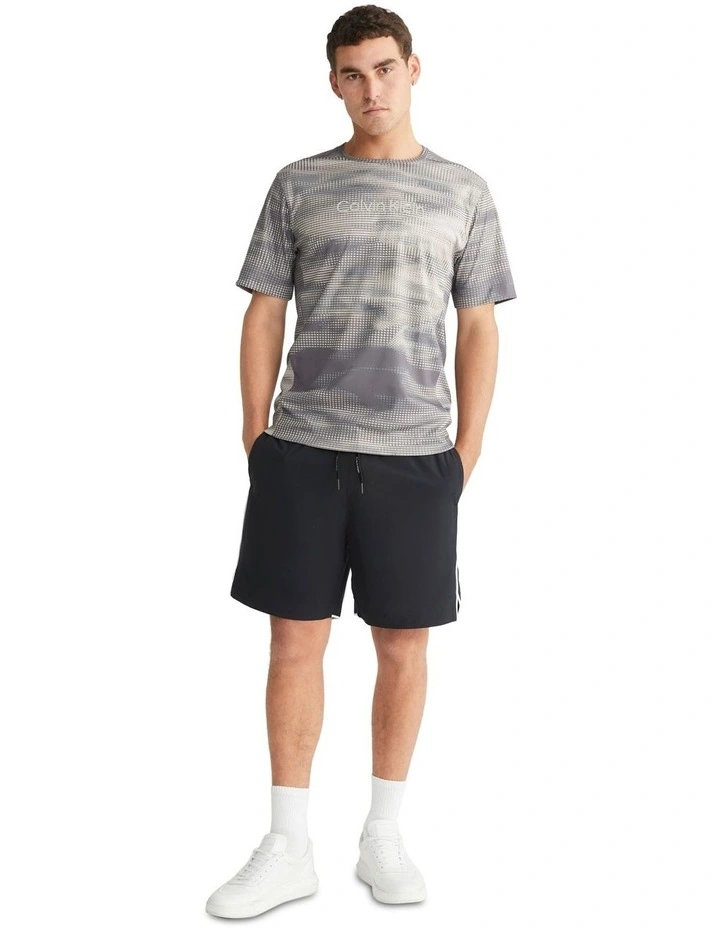Woven Short in Black Beauty