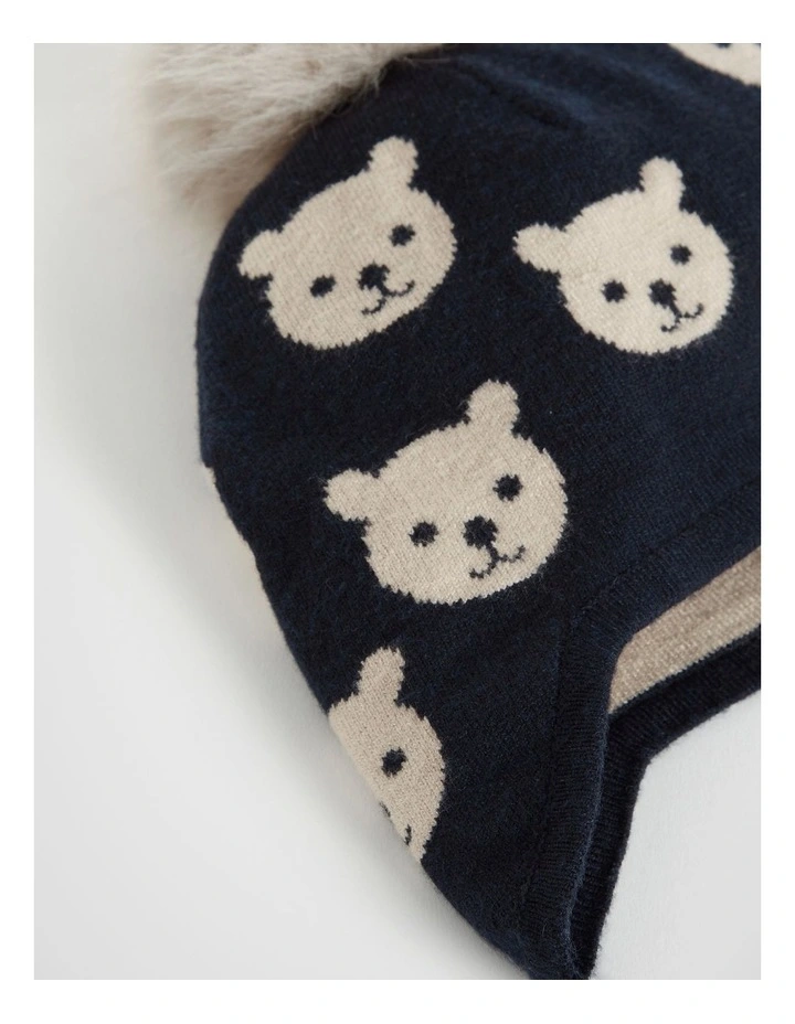 Bear Beanie in Multi