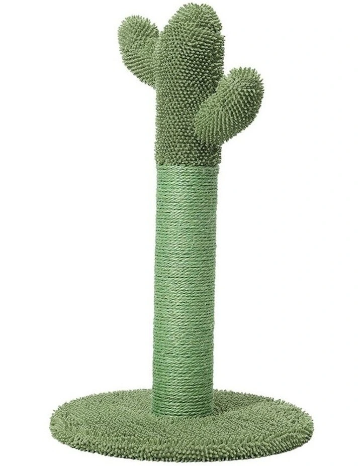 Cactus Cat Scratching Post in Green
