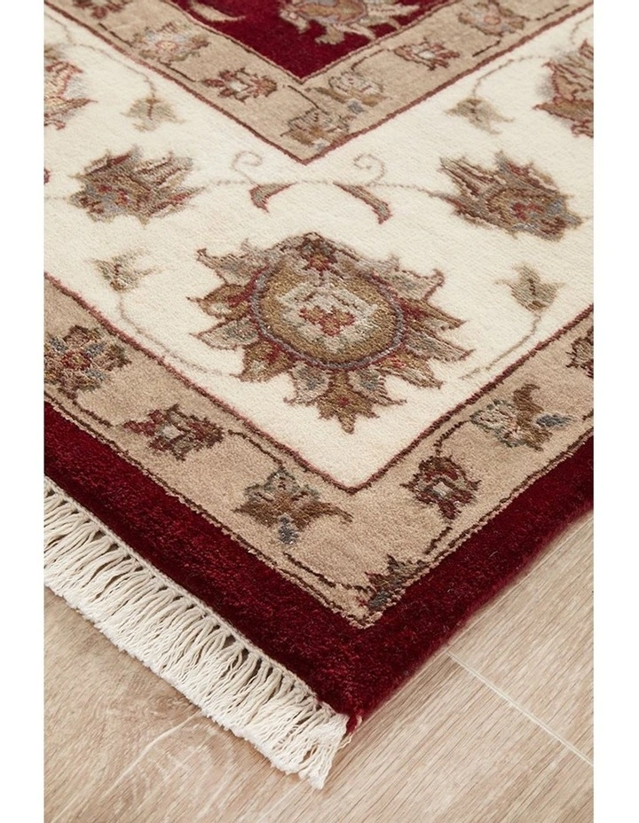 Indian Hand Knotted Wool With Silk Rug 290X202cm