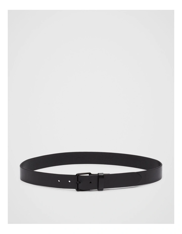 Bryant Leather Belt in Black
