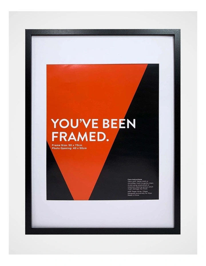 Black Photo Frame 50x70/40x50cm