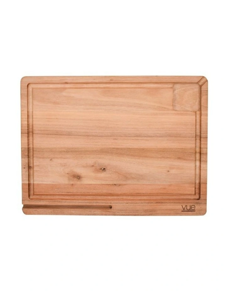 Teak Cut And Carve Board 40x30cm in Natural Wood