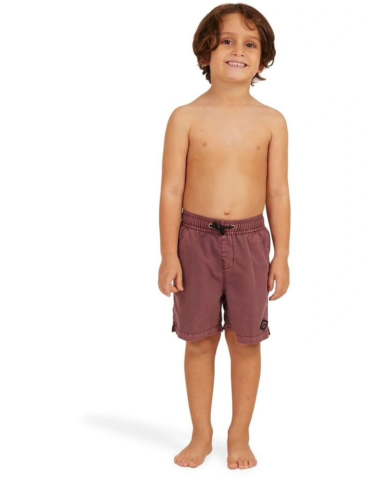 All Day Overdye Layback Boardshorts in Red