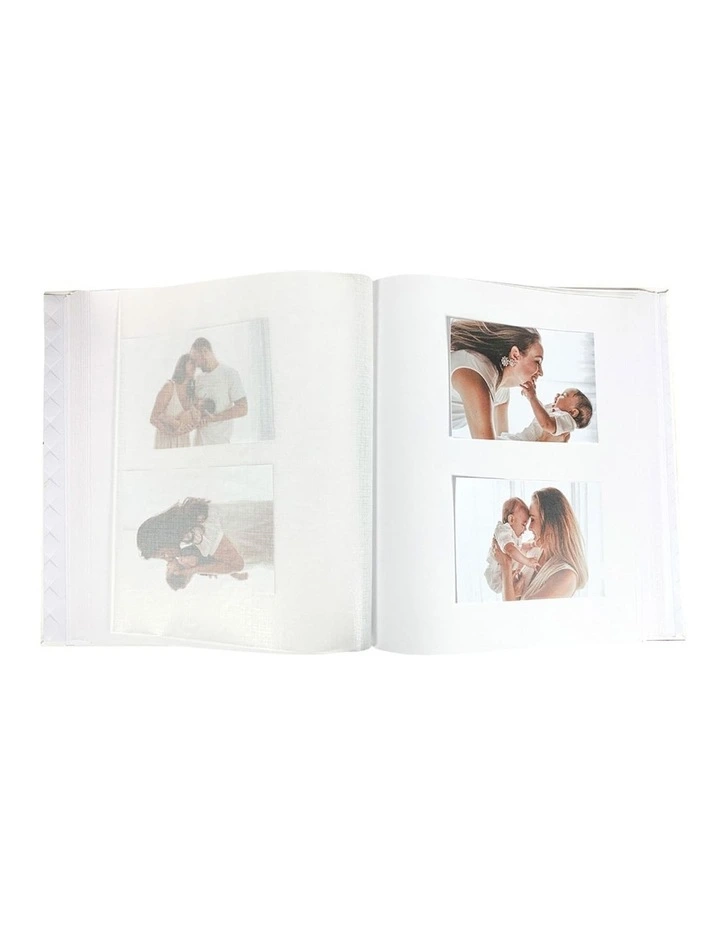 Baby Pram Dry Mount Photo Album 80 Pages 280x305cm in Blue