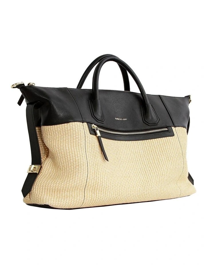 Poem To Nowhere Weekender Bag in Black