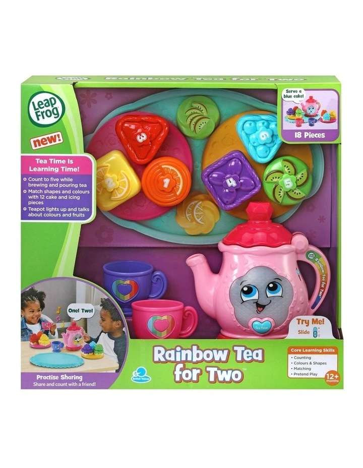 Rainbow Tea For Two Set