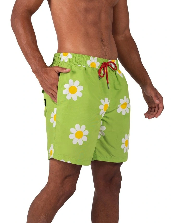 Classic Boardshorts in Daisy Lime