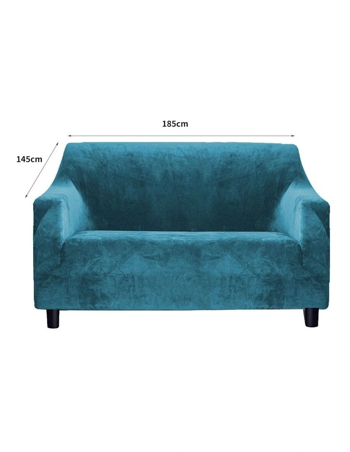 Marlow 2 Seater High Stretch Sofa Cover in Green