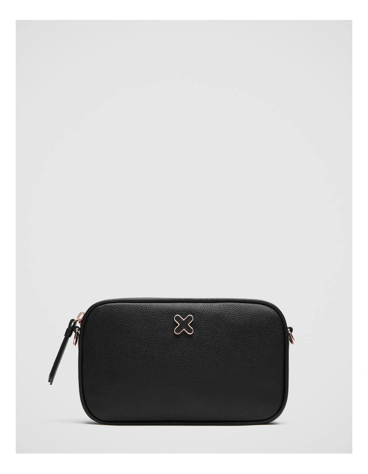 Hendrix Pouch in Black Rose Gold