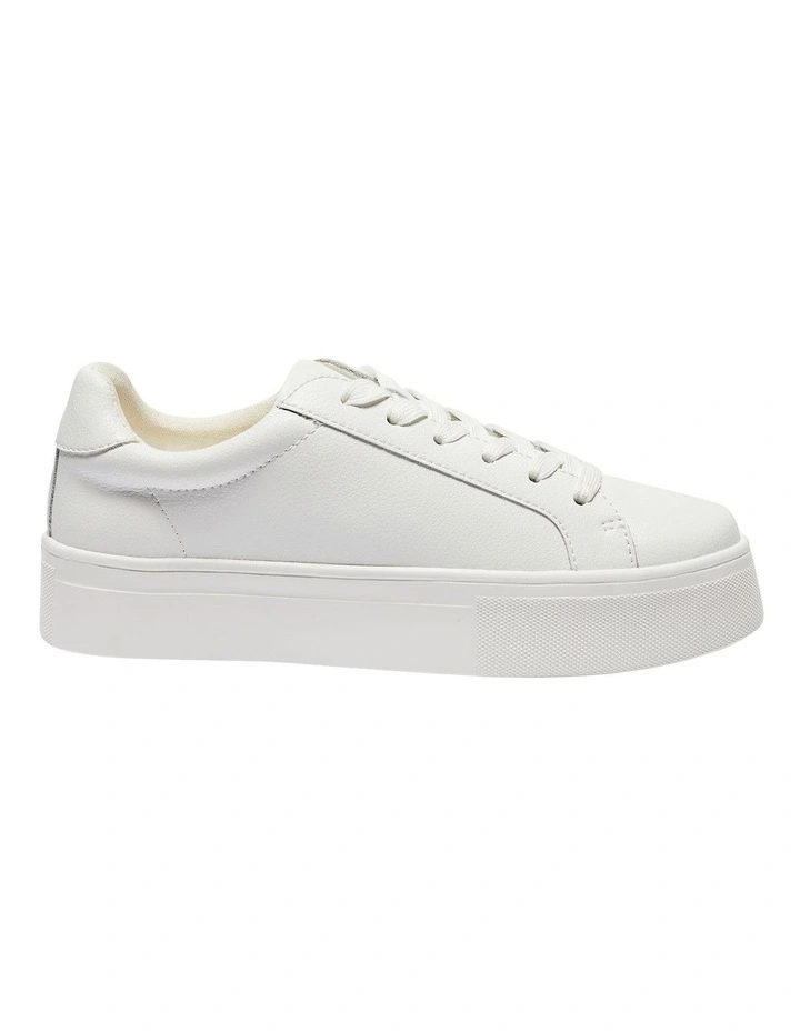 Frenzy Sneakers in White Leather