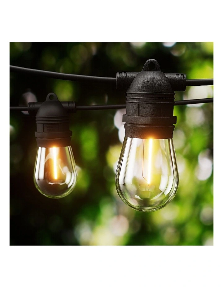 Festoon Lights Christmas Fairy 59m String Lights Outdoor Party Garden Decor