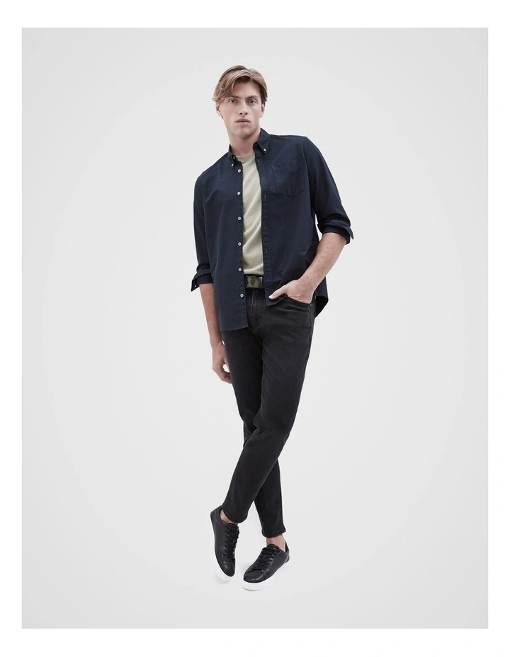 Oxford Regular Fit Shirt in Navy